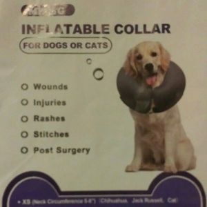 NIB Inflatable Dog Collar